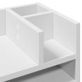 vidaXL Organizér na stôl betónovosivý 44,5x24x25 cm kompozitné drevo