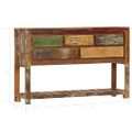 vidaXL Komoda 120x30x75 cm, recyklovaný masív