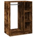 vidaXL Šatník dymový dub 77x48x102 cm kompozitné drevo