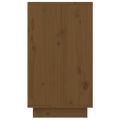 vidaXL Skrinka na topánky medovo-hnedá 110x34x61 cm masívna borovica