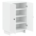 vidaXL Skriňa na topánky EDE 59,5 x 39,5 x 90 cm Kompozitné drevo