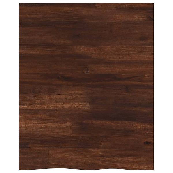 vidaXL Obdĺžnikový stôl 60 x 60 x 3,5 cm Štvorcový Tmavohnedá