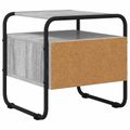 vidaXL Nočný stolík 2 ks Sivý Sonoma Kompozitné drevo