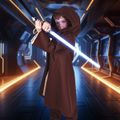 Bavlnený detský plášť Jedi