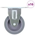 vidaXL 16 ks pevné kolieska 75 mm