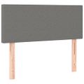 vidaXL Boxspring posteľ s matracom tmavosivá 90x190 cm látka