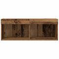 vidaXL Zostava TV skriniek 80 x 30 x 30 cm Staré drevo