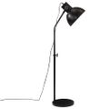 vidaXL Podlahová lampa 25 W čierna 30x30x90-150 cm E27
