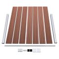 vidaXL Sada plotových panelov WPC 872x146 cm hnedá