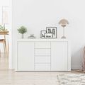 vidaXL Servírovacia skriňa Biela 120 x 36 x 69 cm Kompozitné drevo