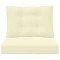 vidaXL Vankúš na vonkajšiu pohovku Polyester Krémová 60 x 50,5 cm