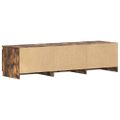 vidaXL TV skrinka dymový dub 140x40x35,5 cm spracované drevo