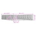 vidaXL Vonkajší koterec pre psov strieborný 8x16x2 m pozinkovaná oceľ