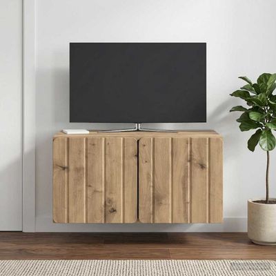 vidaXL Nástenná TV skrinka 59,5 x 41 x 30 cm Dub artisan