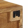 vidaXL TV skrinka na stenu 60x30x19 cm masívne hrubé drevo mango