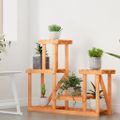 vidaXL Stojan na kvetiny 90x25x73,5 cm masívna jedľa