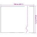 vidaXL Samolepiaca zrkadlová fólia 45 x 150 cm 2 ks Strieborná PET