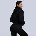 Dámska mikina Athlete Black - GymBeam, veľkosť XL, 65% bavlna, 35% polyester