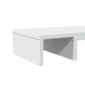 vidaXL Stojan na monitor biely 60x24x10,5 cm kompozitné drevo