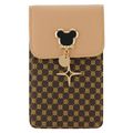 Phone bag mouse 19*12*2 cm caramel