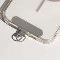 Phone insert metallic silver