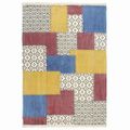 vidaXL Ručne tkaný koberec Kilim, bavlna 120x180 cm, potlač, farebný
