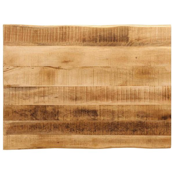 vidaXL Stolová doska živá hrana 80x60x2,5 cm masívny surový mangovník