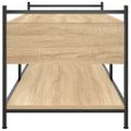 vidaXL Konferenčný stolík dub sonoma 99x50x50 cm kompozitné drevo