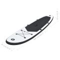 vidaXL Nafukovací Stand up paddleboard, čierno biely