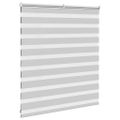 vidaXL Zebra roleta svetlosivá 130x100cm šírka látky 125,9cm polyester