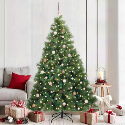 vidaXL Umelý vianočný stromček Zelená 300 cm PVC, kov a plast