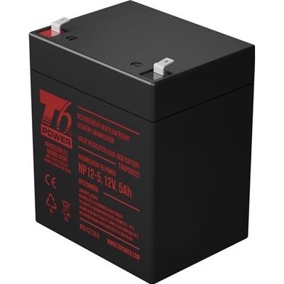 T6 POWER Akumulátor pre UPS, NP12-5, 12V, 5Ah