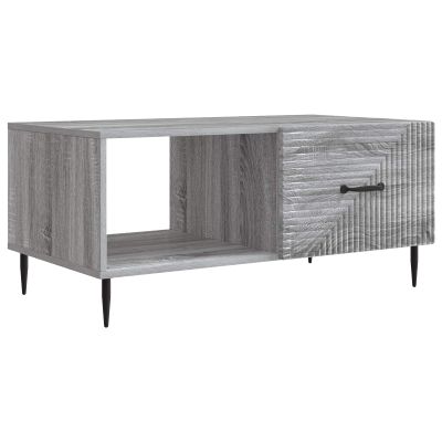 vidaXL Konferenčný stolík Sivá sonoma 90 x 50 x 40 cm Kompozitné drevo
