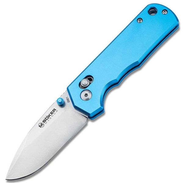Magnum 01SC711 Rockstub Blue Elox vreckový nôž 6,7 cm, Stonewash, modrá, hliník
