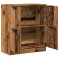 vidaXL Komoda staré drevo 60x30x70 cm kompozitné drevo