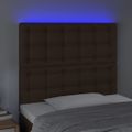 VidaXL Čelo postele hnedé 80x5x118/128 cm umelá koža