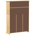 vidaXL Botník Corona 99x32x138 cm borovicový masív