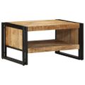 vidaXL konferenčný stolík 70x50x38 cm masívne hrubé drevo mango