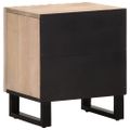 vidaXL Nočné stolíky 2 ks 40x34x46 cm masívne bielené mango