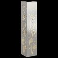 vidaXL Solárne LED svetlo na chodník 2 ks Teplá biela 18 x 18 x 80 cm