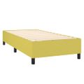 vidaXL Posteľný rám boxspring s matracom zelený 90x200 cm látka