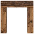 vidaXL Rám krbu Staré drevo 102 x 18 x 100,5 cm Kompozitné drevo