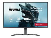 iiyama G-MASTER Red Eagle GB3272QSU-B1 - LED monitor - 32" (31.5" zobraziteľný) - 2560 x 1440 WQHD @ 180 Hz - IPS - 400 cd/m² - 1000:1 - HDR10 - 0.5 ms - 2xHDMI, 2xDisplayPort - reproduktory - matná čerň