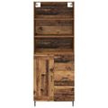 vidaXL Highboard 2 ks Staré drevo 69,5 x 32,5 x 180 cm