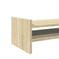 vidaXL Stojan na monitor dub sonoma 100x27x20 cm kompozitné drevo