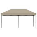 vidaXL Skladací pop-up párty stan sivohnedý 580x292x315 cm