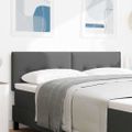 vidaXL Výškovo nastaviteľný čelový panel Tmavo šedá 160 cm látka
