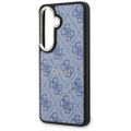 Puzdro Guess 4G Embossed Ring MagSafe pre Samsung Galaxy S26 modré