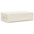 vidaXL Úložné boxy 2 ks látkové 70x40x18 cm krémové