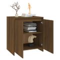 vidaXL Komoda hnedý dub 70x41x75 cm spracované drevo